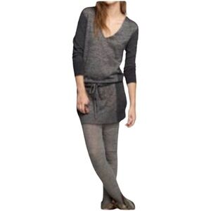J. CREW Wool Blend Colorblock Drawstring Dress